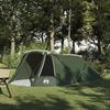 3 Person Tunnel Tent in Green and White 328 x 228 x 115 cm