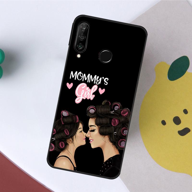 Super Dad Mom Baby Girl Twin Case For Huawei Nova Y61 Y60 Y70 Y90 5T 9 10 SE 3i 8i 11i P Smart 2019 P20 P40 Lite P30 Pro