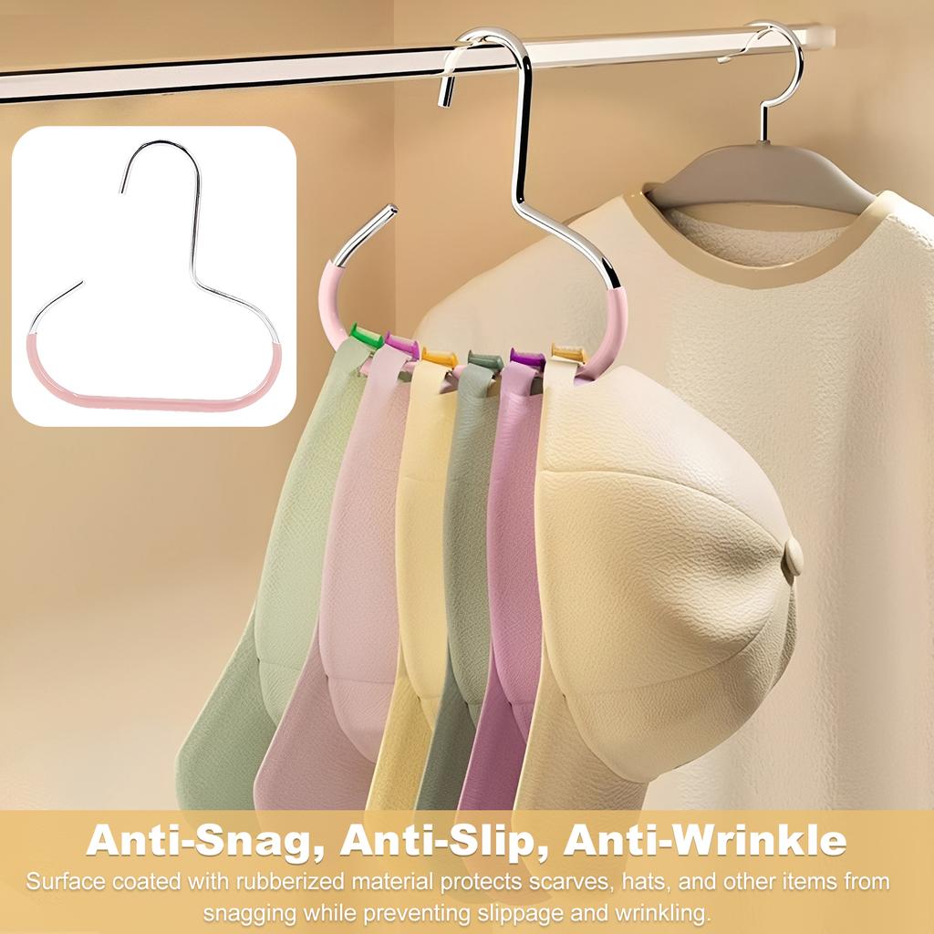 3/5 Pcs Versatile Round Hook, Circle Ring Hat Hanger, Load 3kg,Space Saving,Ideal for Hats Ties Scarves & Bags Storage Accessory
