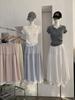 Oumalai Sweet Gentle High Waist A-line Umbrella Skirt for Women