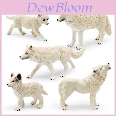 Realistic Arctic Wolf Model Set Featuring Five Unique Designs For Collectors And Decor