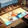 Bobo Siebenschläfer Print  Cushion Non-slip Laptop Tablet Big Mousepad XXL Mat Mini PC Playmat With Lock Edge