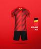 Custom Digital Print Quick-Dry Sports Jersey & Shorts Set - Breathable Summer Football Uniform