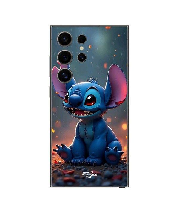 Coque - Maniacase - Samsung Galaxy S25 Ultra - Silicone - Souple - Stitch mignon 3D