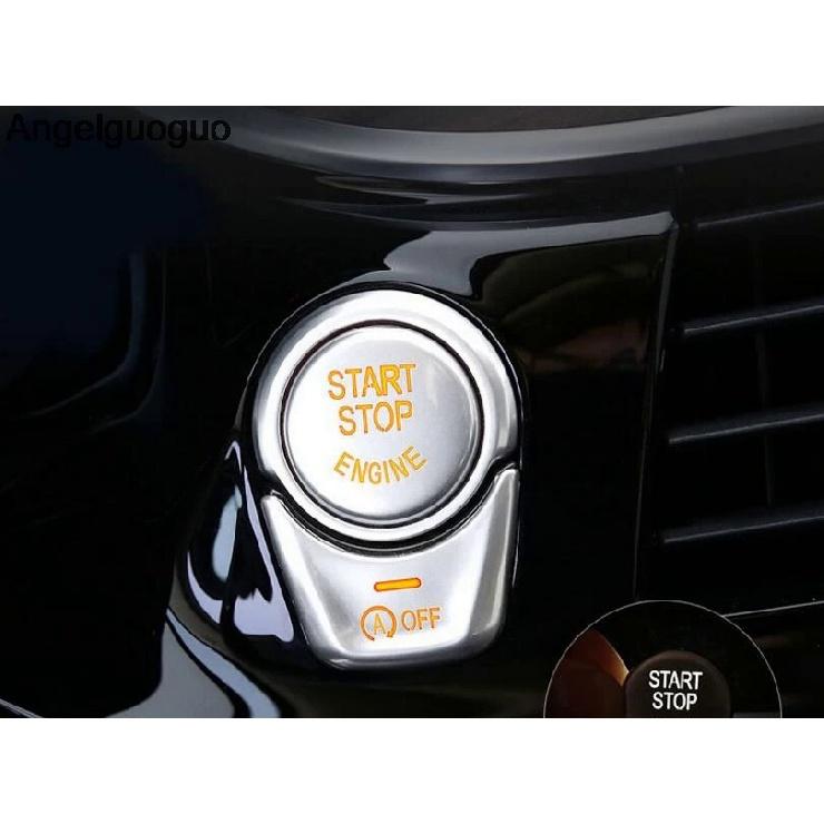2 pcs For BMW 5 7 series G30  G12 X3 G01 X4 G02 GT6 Car start stop engine button knob cover trim