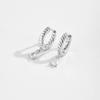ANDYWEN 925 Sterling Silver Hoop Earrings 18K Gold Plated Earrings Drop Cubic Zirconia pendant Earrings Women Fine Jewelry
