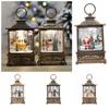 Santa Snowman Boy Santa Claus Lamp With Hook Christmas Lantern Christmas Wind Lamp  New Year