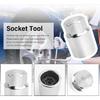 D-Wheel Locking Lug Nut Removal Tool,Wheel Lock Key Compatible With Toyota,Professional Locking Lug Nut Key For Dismantling & Talling Wheels