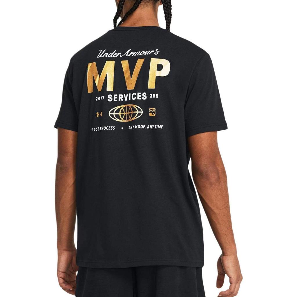 Under Armour UA MVP Services T Shirt Men's Black 1384288-001