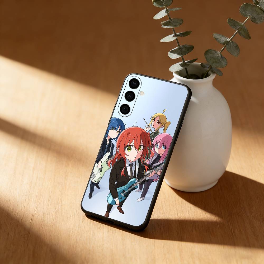 Cool B-Bocchi the R-Rock Band Phone Case For Samsung GalaxyA13,21s,22,31,32,52,53,71,72,73,Soft Black Cover Samsung a51 4g