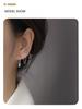 Elegant S925 Silver Turquoise Butterfly Studs & Four-Leaf Clover Earrings for Women