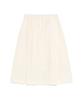 NATIONALGEOGRAPHIC N261Wsk900 Women'S Cotton A-Line Pleated Skirt Ivory