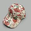 Ethnic Style Flower Embroidery Printed Baseball Cap Ladies Elegant Fashion Casual Outdoor Cap