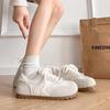 Niche retro round head low-top German training shoes new spring casual breathable sports flat baseplate shoes