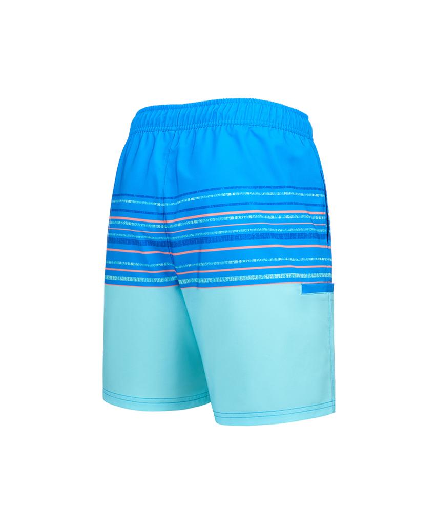 Lenomasuyeongbog Men'S Striped Color Block Trunks Blue Rn-Ms2G301-Bu