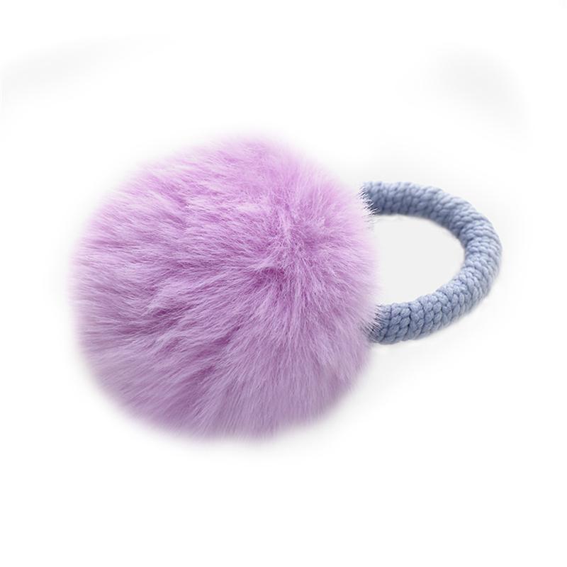 21 Colors Cute Soft Hairballs Hair Ties Hairy Balls Rubber Bands Elastic Hair Rings Fashion Hair Accessories for Girls Children