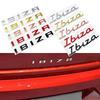 3D Μεταλλικά Αυτοκόλλητα Γράμματα ibiza Σήμα Εμβλήματος Πίσω Πορτμπαγκάζ Αυτοκινήτου Αξεσουάρ