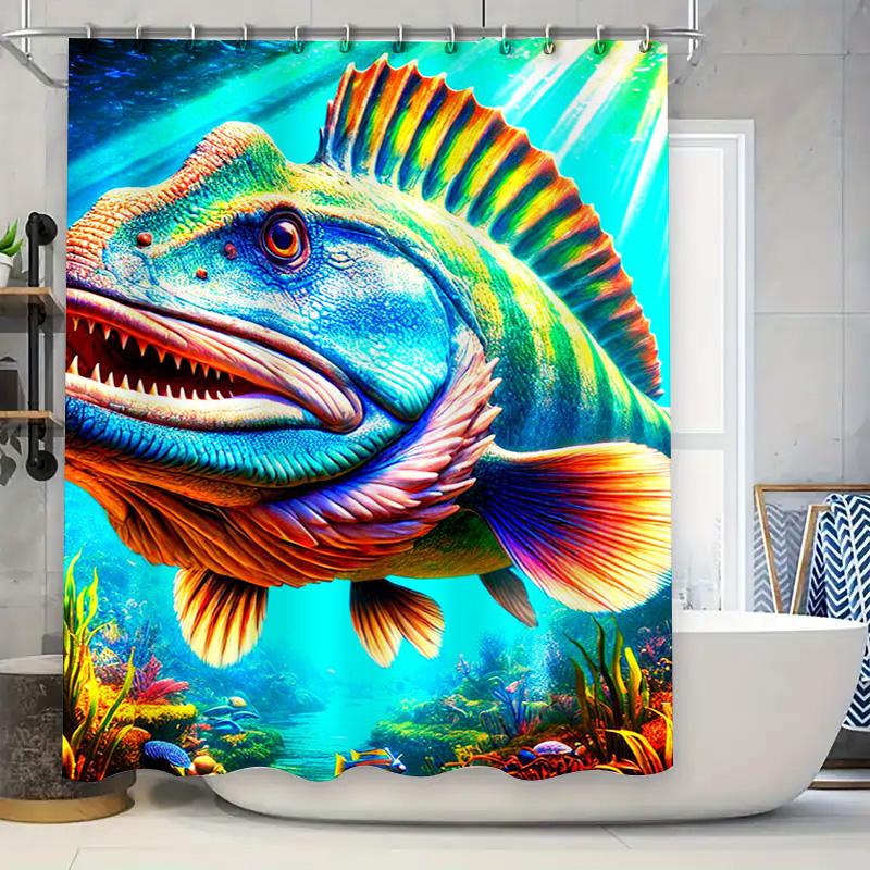 

Черно-синяя шторка для душа в полоску, декор для ванной комнаты, шторка для душа 72x78 дюймов / 180*200 см, белая полосатая водонепроницаемая ткань 90x180cm