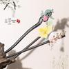 Ancient-Style Wooden Tassel Hairpin for Women - Hanfu Chinese Ornaments & Accessories