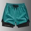 Pantaloncini Sportivi Unisex a Doppio Strato Anti-Esposizione per Corsa e Escursionismo