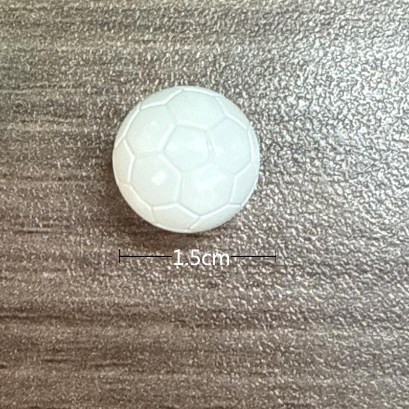 Fußballspieler Star Baustein Bösewicht Fußballfeld Szene Spielzeug Pyp