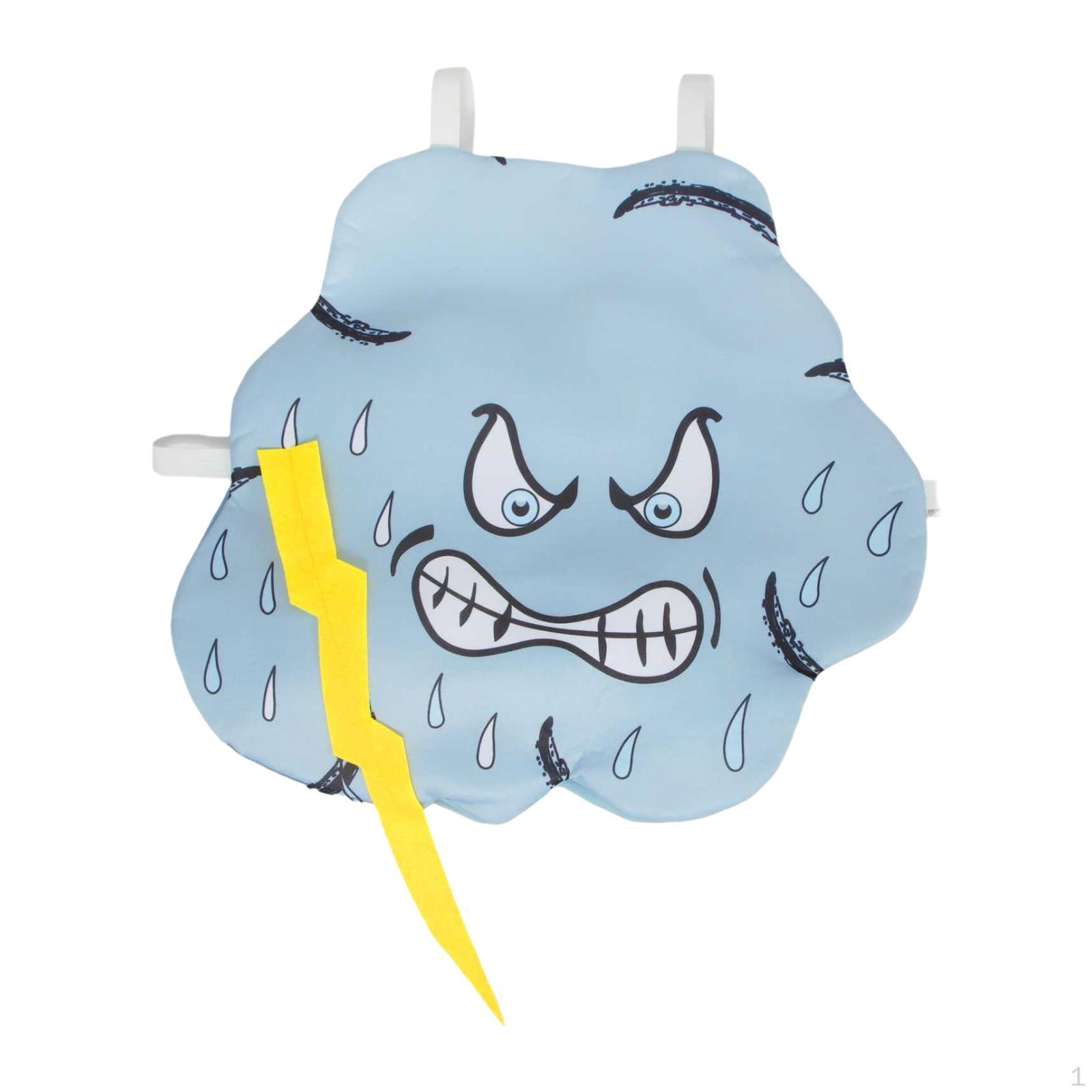 

Kids Thunderstorm Costume Cosplay Clothing Cute Outfit for Dress up Themed Party L