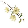 3pcs Artificial Magnolia Flower 3 Heads Large Magnolia Tree Branch for Wedding Home Decoration Outdoor Floral Arrangent
