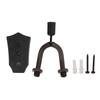 Guitar Wall Hook Black Acoustic Guitar Support Hanger Wall Mount Ukulele Holder for Music Store Showroom