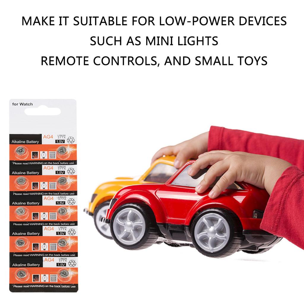 Pack Of 20pcs/10pcs AG4 377/LR626sw High Performances Alkaline Button Cell Batteries For Watches And Calculators