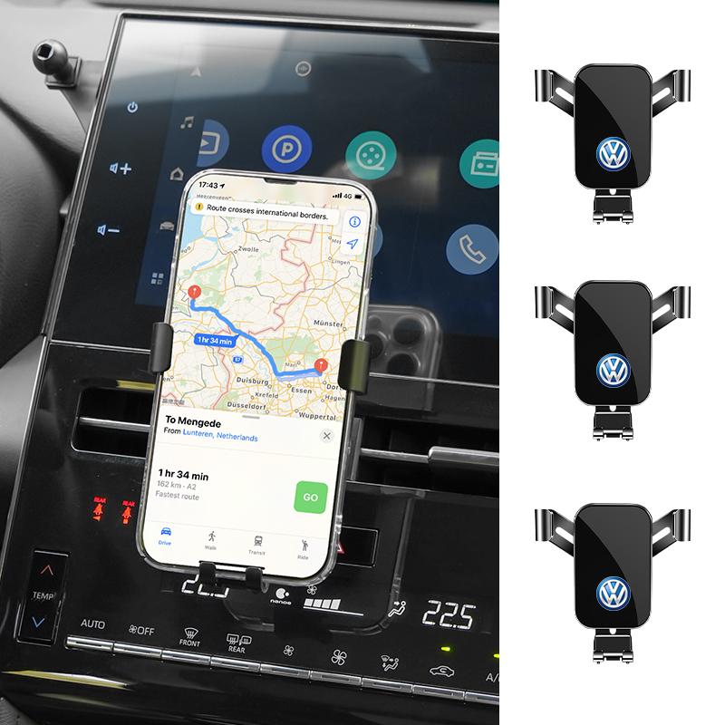 Car Phone Holder Air Vent Clip Navigation Stand Auto Interior Accessories For Volkswagen VW Golf Jetta Passat mk4 mk5 mk6 CC zr1