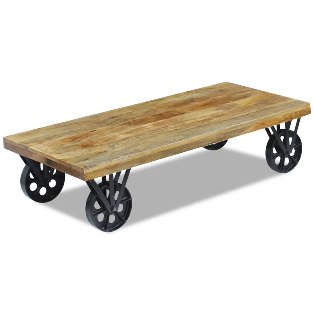  Mango Wood Table 120x60x30 Cm