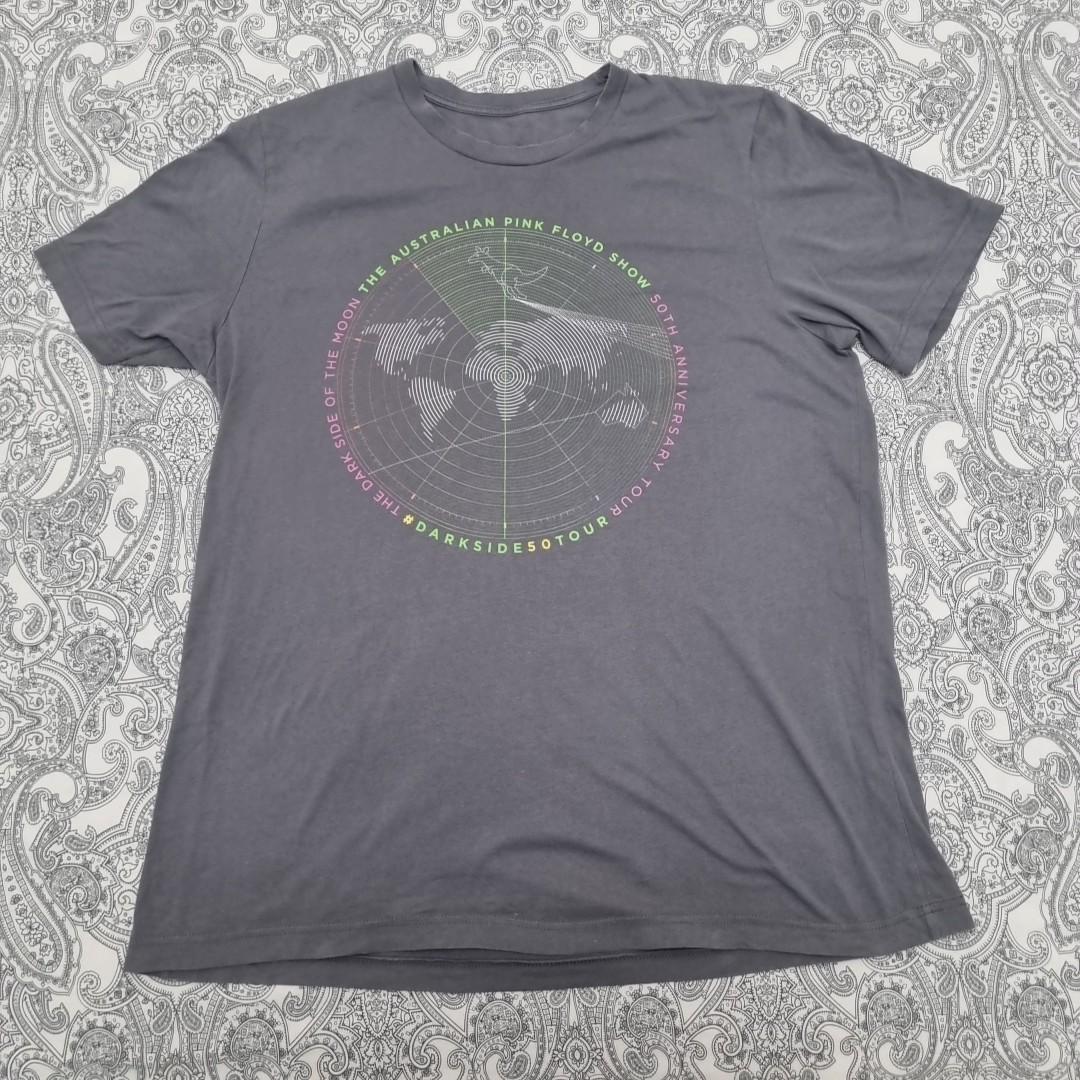 Pink Floyd T Shirt Mens Womens Tees Top Band Tour 50th Anniversary Darkside 50 Australia L
