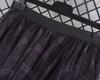 Color-Block Plaid Multi-Layer Mesh Skirt - Women's High-Waisted Midi Skirt for Autumn/Winter