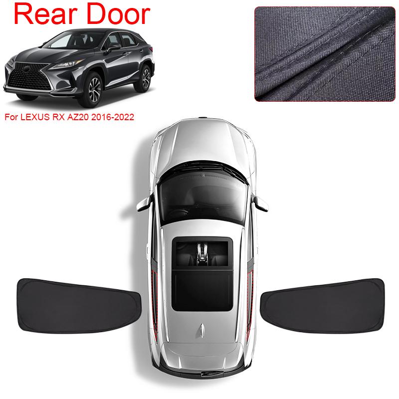 Car Black Windows Privacy Sunshade For LEXUS RX AL20 ALA10 2016-2026 Anti-UV Heat Insulation Protect Cover Interior Accessories
