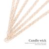 10 Pcs Crackle Wicks for Candlemaking Tea Light Scented Candles Cotton Oil Lamp