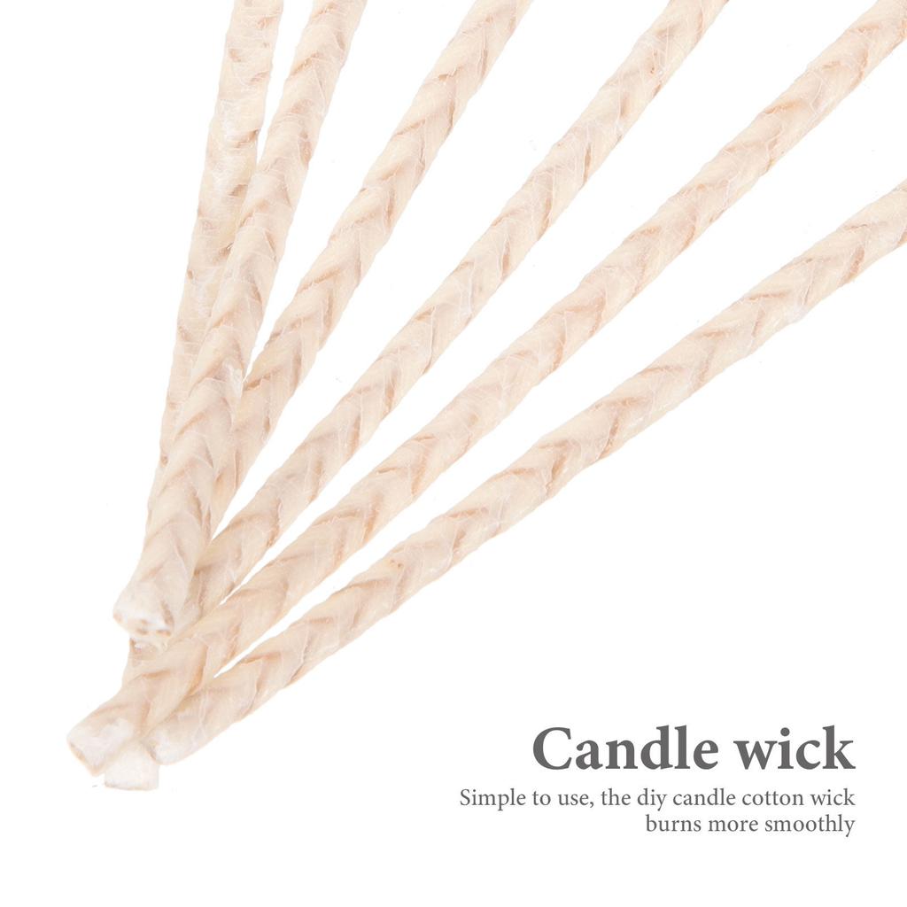 10 Pcs Crackle Wicks for Candlemaking Tea Light Scented Candles Cotton Oil Lamp