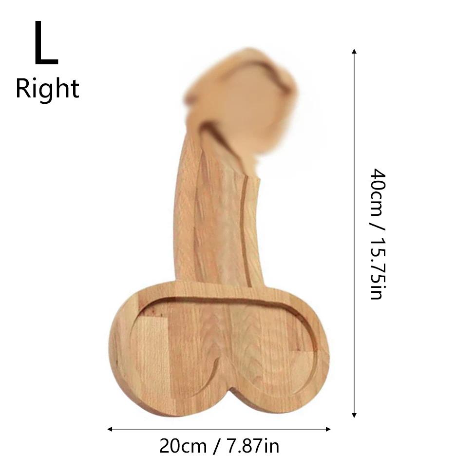 Kreatives Holzserviertablett - Mehrzweck-Snack- und Süßigkeitenschale für BBQ, Party- und Esstischdeko, Lustige Lebensmittelpräsentationsplatte mit Griffen