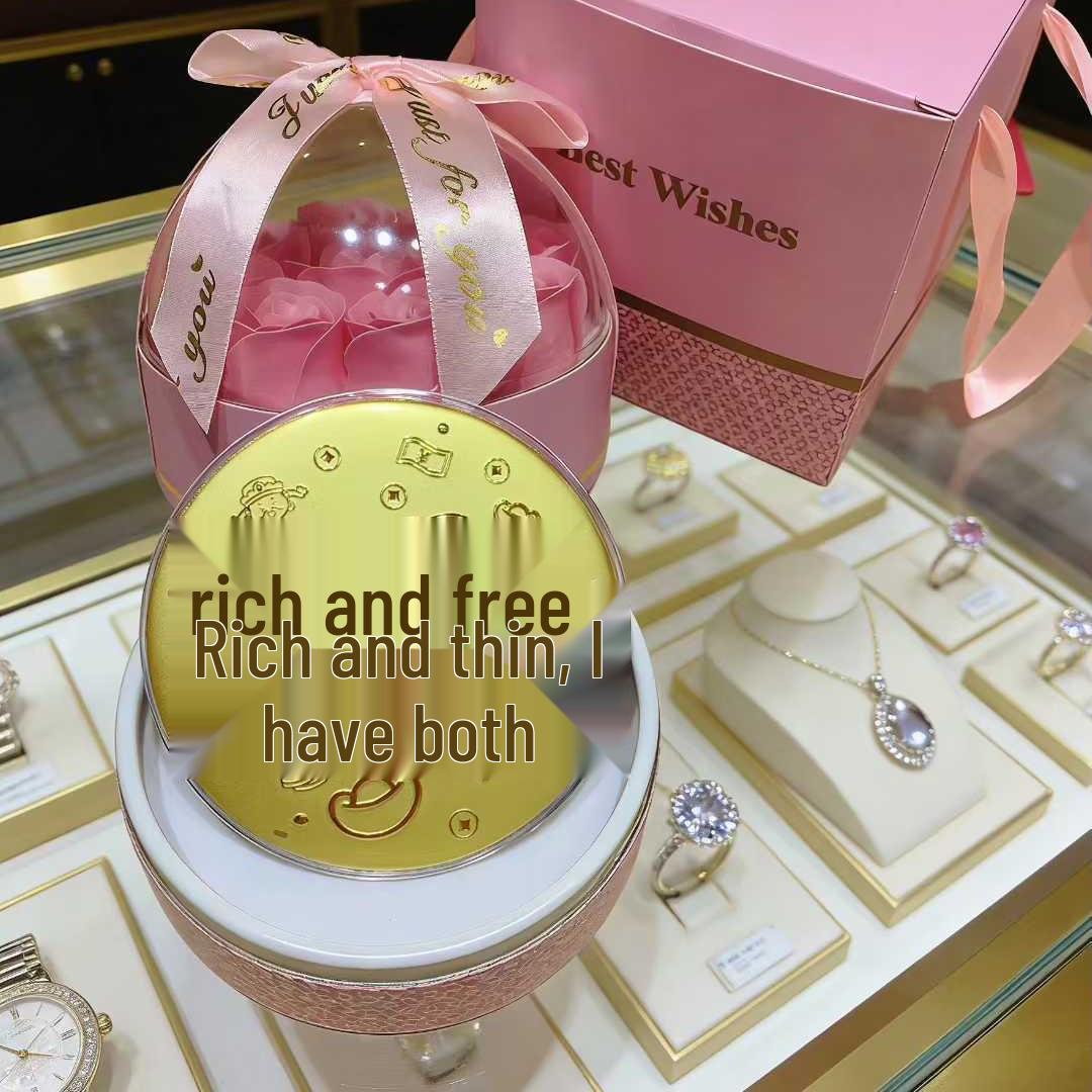Shuibei 999 Pure Gold Birthday Cake - Princess Souvenir for Mother s Day Single Large Cake