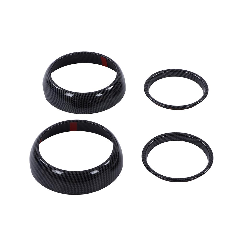 4pcs Carbon Fiber Style Air Vent Cover Trims Replacement F55 F56 F57 Hatchback 2014‑2021