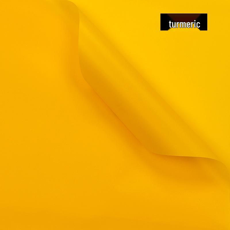 Translucent Waterproof Matte Paper for Florist Bouquets - Korean Solid Color Flower Packaging