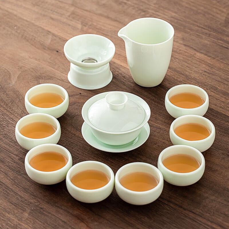 Su's Jadeite Celadon Kung Fu Tea Set