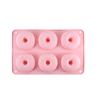 Silicone Baking Pan For Pastry Donuts Silicon Form Doughnut Mould DIY Cake Chocolate Dessert Bakery Tools 6 Full-Size Doughnuts