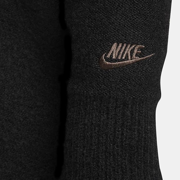 Nike Tech Pack Knit Pattern V-Neck Sweater Men Sweater Black FB7810-010