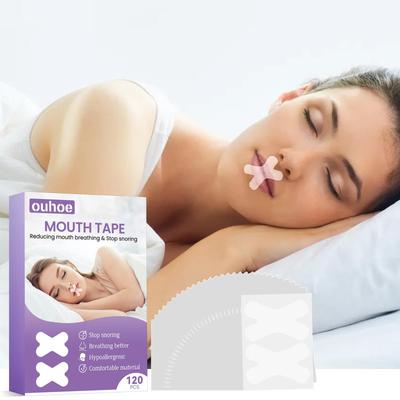 OUHOE Sleeping Anti Snoring Tape Open Mouth Breathing Physical Expansion Sleep Stop Snoring Strip