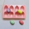 Easter Egg Silicone Mold for Baking 8 Cavity Non-Stick Chocolate Mold Freezer Oven
