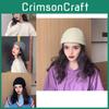 Unisex Knit Chic Beanie Winter Soft Cotton Hat Warm Round Top Design