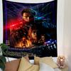 The Terminator Tapestry Wall Hanging, Arnold Sci-Fi Movie Poster Art, Retro Wall Decor for Bedroom Living Room Dorm