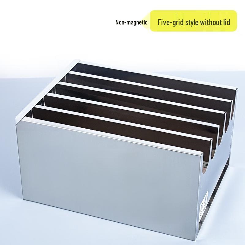 Ruimengte Non-Magnetic Stainless Steel Knife Storage Box