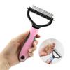 Pet Detangling and Deshedding Comb for Medium-Long Haired Dogs and Cats