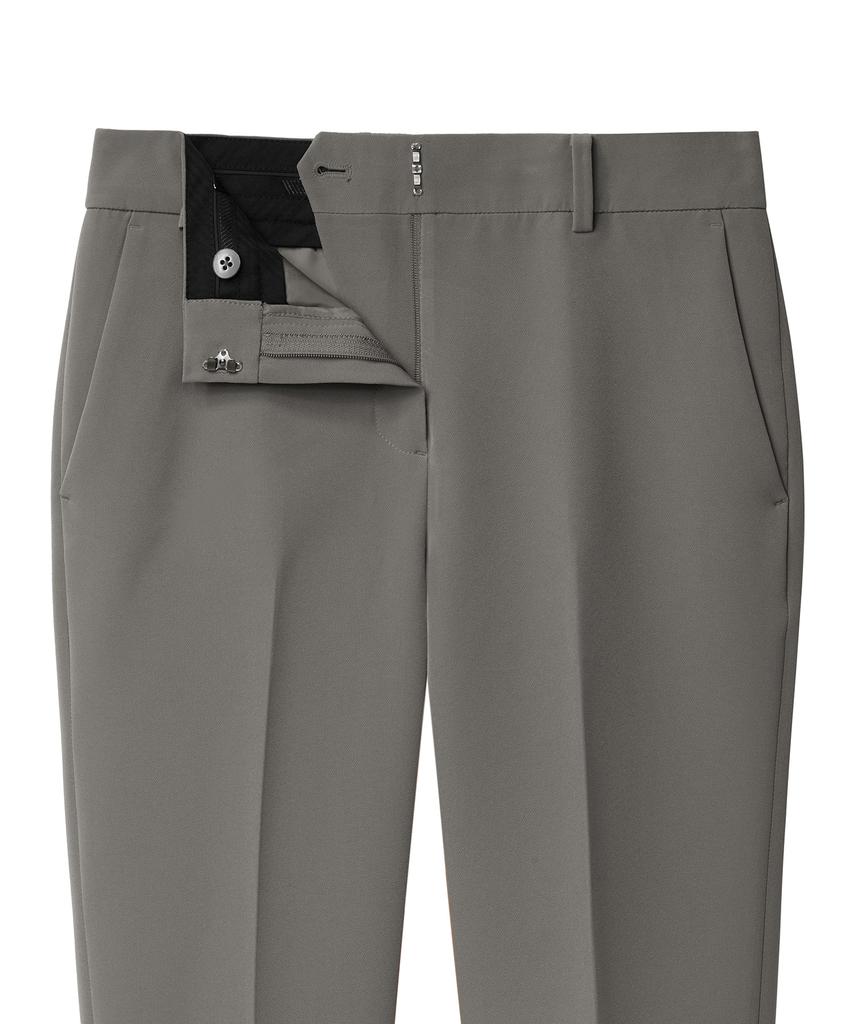 MUSINSA STANDARD WOMAN Women'S Fluid Slim Straight Slacks [Warm Gray]